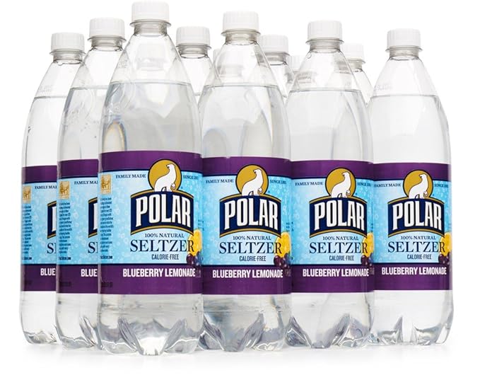 Polar Beverages Lemonade - Bluberry - Case Of 12 - 33.8 Fl Oz