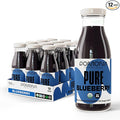 Pomona Organic Juices Pure Blueberry Juice Cold Pressed Organic Juice Non-GMO No Sugar Added Not from Concentrate Gluten Free Kosher Certified Preservative Free 8.4 Ounce (Pack of 12)