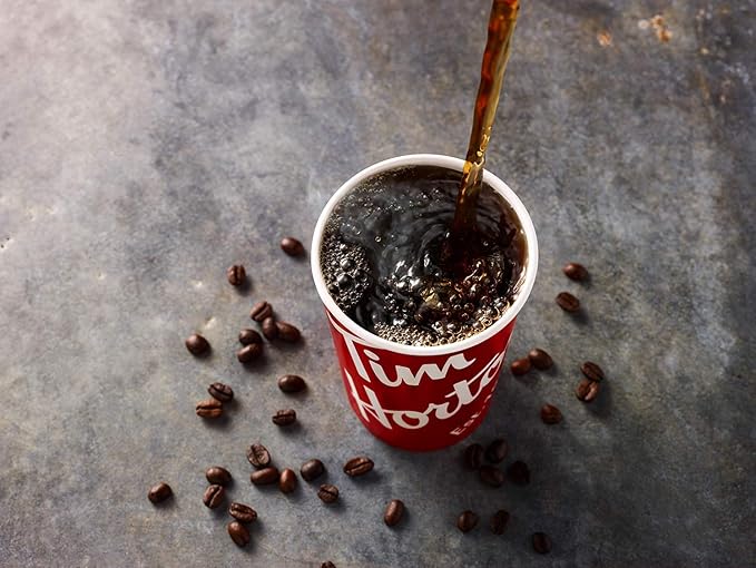 Tim Hortons Original Blend Medium Roast Ground Coffee Canada’s Favorite Coffee Made with 100% Arabica Beans 32.8 Ounce Canister