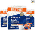 Bulletproof French Kick Dark Roast Single Serve Pods 72 Count 100% Arabica Coffee Clean Coffee Tested for Toxins Packaging May Vary