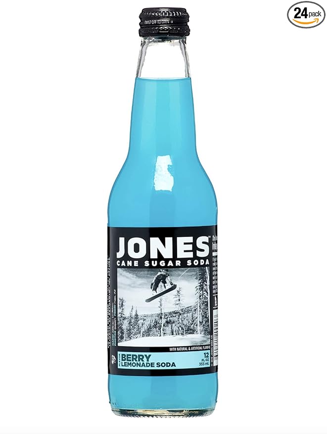 Jones Berry Lemonade Soda (24 Pack)
