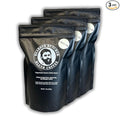 Bearded Butchers Dark Roast Ground Coffee 3-Pack (12oz Each) – Dark Roast Blend of Costa Rican Guatemalan &amp Ethiopian Beans – Smooth Rich Flavor with Hints of Dried Fruit &amp Spice