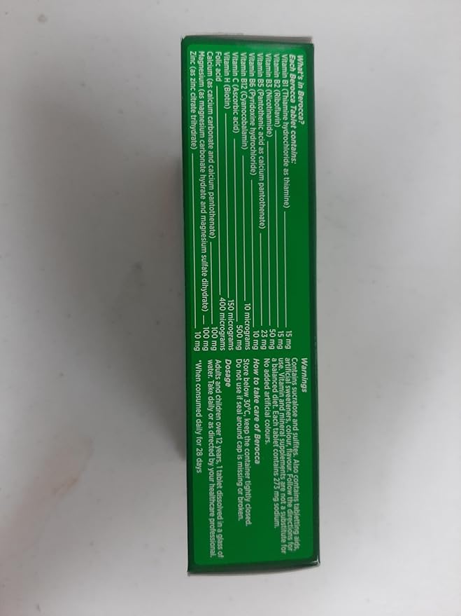 Berocca Energy Vitamin B &amp C Mango &amp Orange Flavour Effervescent Tablets 45 Count