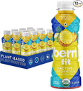 Berri Fit Hydration - Organic Tropical Fruit Flavor Natural Sports Drink - Plant-Based Electrolyte Beverage – Low Calorie Paleo Coconut Water Solution 16oz 12ct…