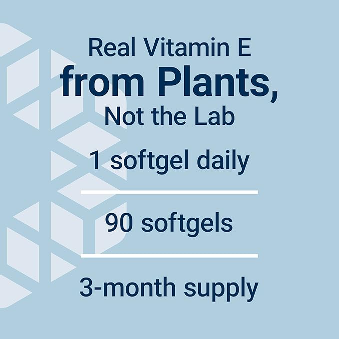 Life Extension Super Vitamin E268 mg (400 IU)Non-Synthetic Vitamin E Supplement Promotes Whole-Body HealthGluten-FreeNon-GMO90 softgels(Pack of 2)