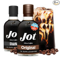 Jot Coffee Concentrate (Original/Dark) High Caffeine Cold Brew Coffee Concentrate Liquid for Iced Coffees Instant Espresso Hot or Cold Instant Coffees - Makes 14 Cups 150mg Caffeine/Tbsp No Sugar