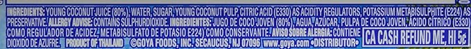 Goya Coconut Water 8.5 Fl Oz (Pack of 6)