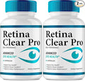 Retina Clear Eye Supplement - Retina Clear for Eyes Capsules - Maximum Strength Advanced Formula All Natural Visual Wellness RetinaClear Pro Reviews (2 Pack)