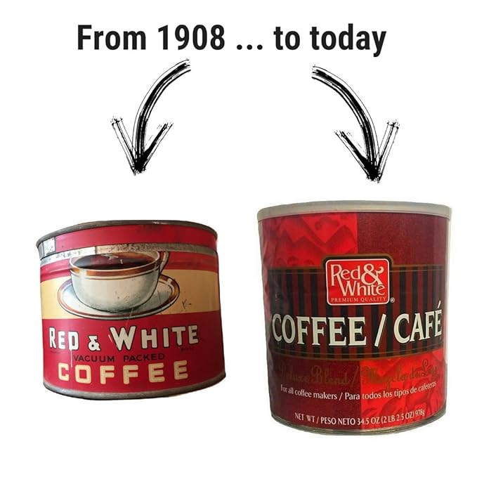 Red &amp White Premium Quality For All Coffee Makers Deluxe Blend 34.5 oz