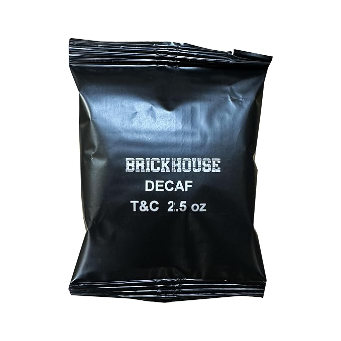 Brickhouse Town and Country Decaf Ground Coffee 80/2.5oz Pre-Portioned Packets