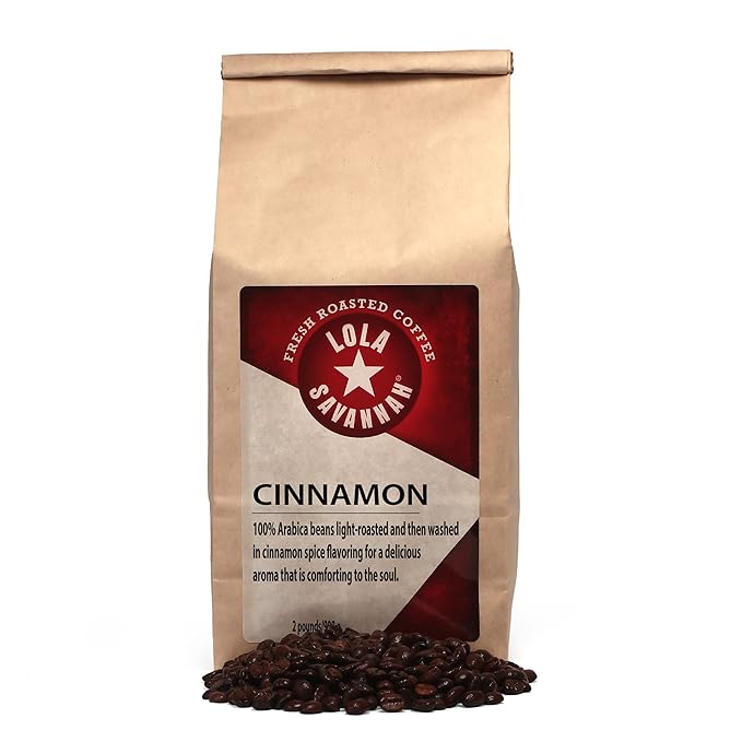 Lola Savannah Cinnamon Whole Bean Caffeinated Coffee 2lb