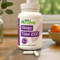My Herba Sleepy Time ZzZ Supplement - Vegan Formula with Melatonin Magnesium Glycinate and L-Theanine Fast Acting Natural Sleep Aid for Adults Nighttime Relaxation and Calm Support 30 Capsules
