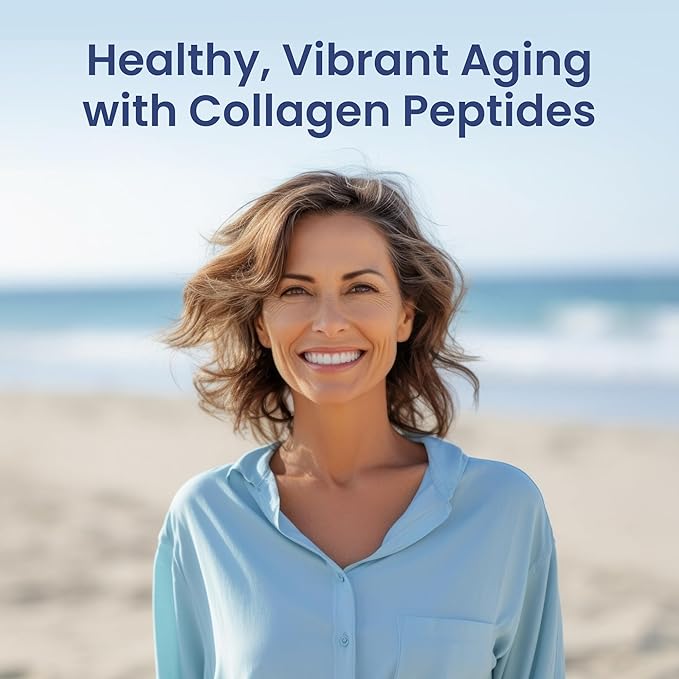 1MD Nutrition Collagen Peptides - Hydrolyzed Collagen Powder Types I &amp III for Women &amp Men - Joint Hair &amp Nail Support - Unflavored - 30 Servings (2-Pack)