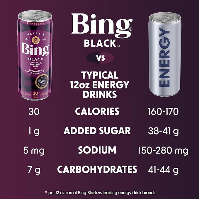 Bing Beverage Company Bing Black 12 Fl Oz (Pack of 12)