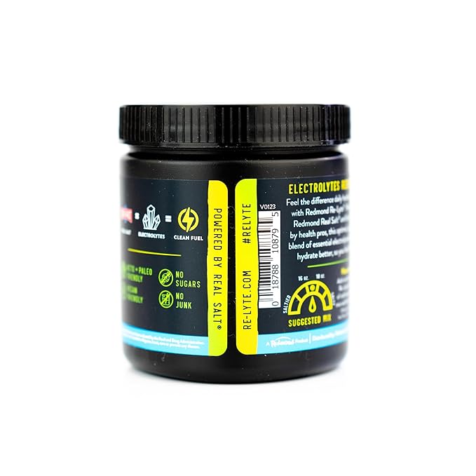 REDMOND Re-Lyte Electrolyte Drink Mix Lemon Lime 30 serving SMALL 6.88oz jar