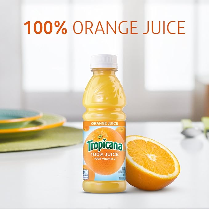 Tropicana Juice 15.2 Bottles Orange 15.2 Ounce (Pack of 12)