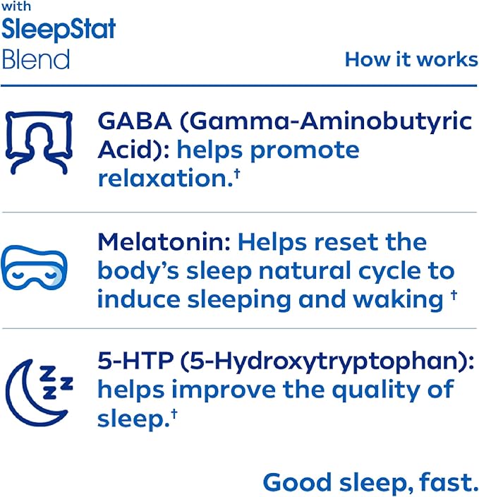 Dream Water Sleep Aid Supplement Drink Melatonin 5mg GABA 5-HTP Zero Sugar Natural Flavors No Added Colors 2.5 oz Liquid Sleep Shots Nighttime Nectar 12-Count