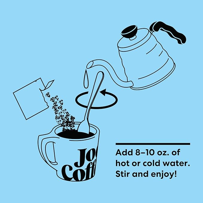 Joe Coffee Company - Nightcap Decaf Specialty Instant Coffee Packets (6 Sachets) | NYC Roaster Kosher Climate-Friendly