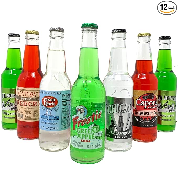 Fruit &amp Cream Sampler - 12 oz (12 Glass Bottles)