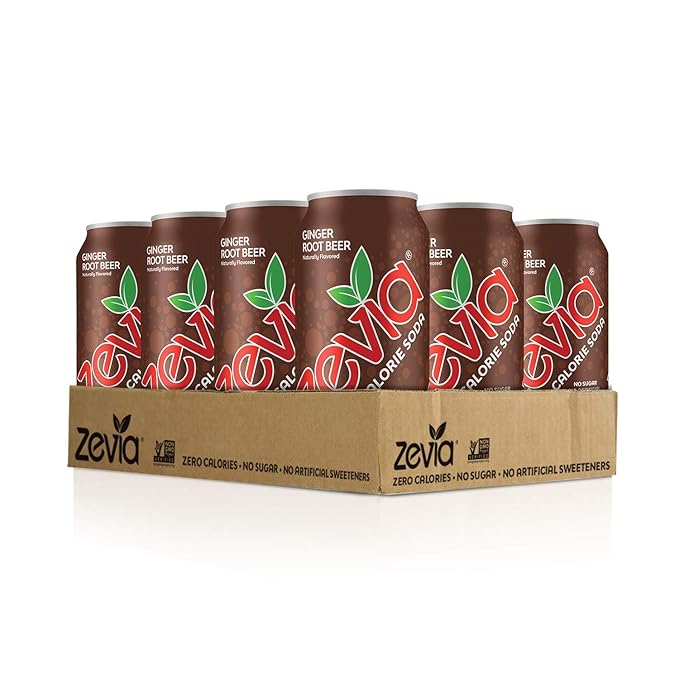 Zevia Zero Calorie Soda Variety Pack 24 Cans