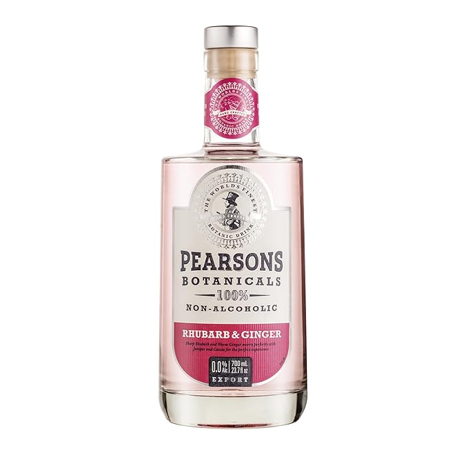 Gin Alternative Bundle | CeroCero White Grapefruit &amp Lemongrass | Pearsons Botanicals Rhubarb &amp Ginger | Non Alcoholic Spirits | Premium Non Alcoholic Gin by Spirits of Virtue 700ml