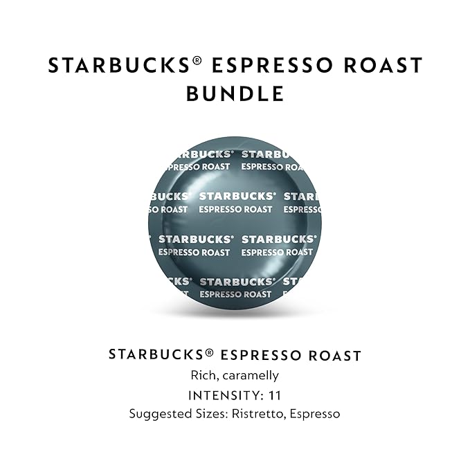 Nespresso Professional Coffee Capsules Starbucks® Espresso Roast Coffee Bundle 150-Count Capsules