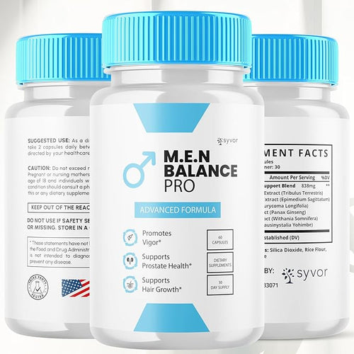 (2 Pack) Men Balance Pro Capsules Official M.E.N. Balance Pro Pills with All Natural Ingredients Advanced Health Support Supplement with Maximum Strength Active Lifestyle Vitamins (120 Capsules)