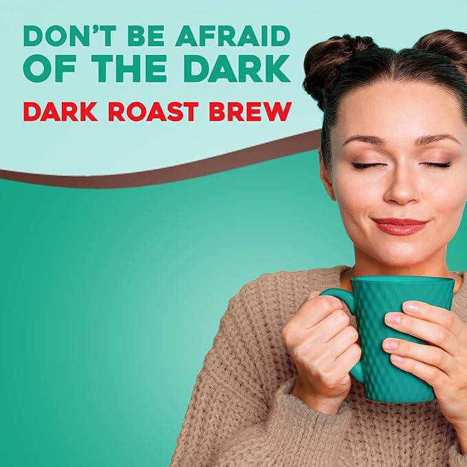 The Original Donut Shop Dark Keurig Single-Serve K-Cup Pods Dark Roast Coffee 60 Count (6 Packs of 10)