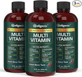 Wellgenix Balanced Essentials Liquid Multivitamin Dietary Supplement with Vitamins and Minerals – Berry Flavor – 32 fl oz (Pack of 3)