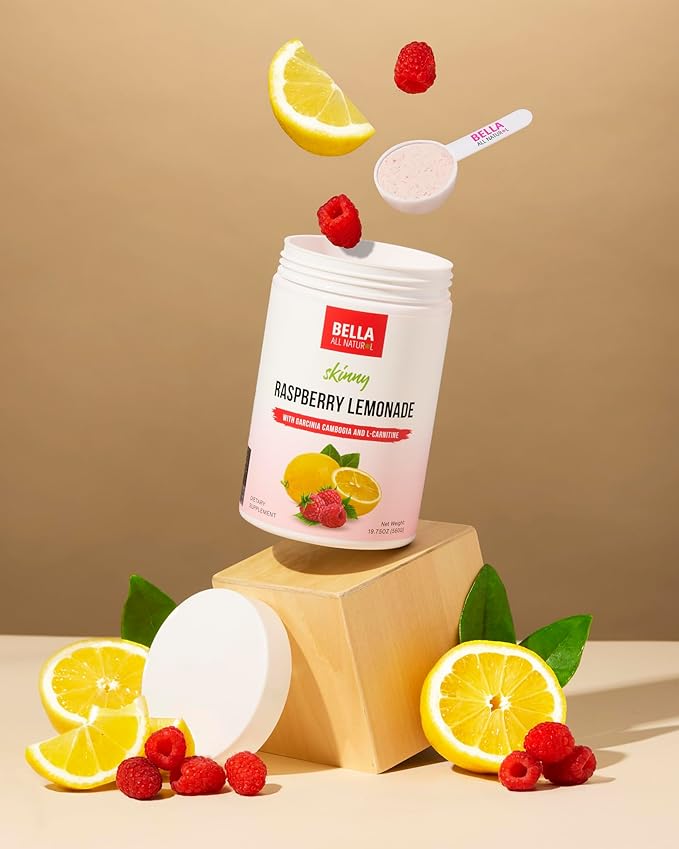 Bella All Natural Skinny Lemonade - Raspberry Flavor 560g