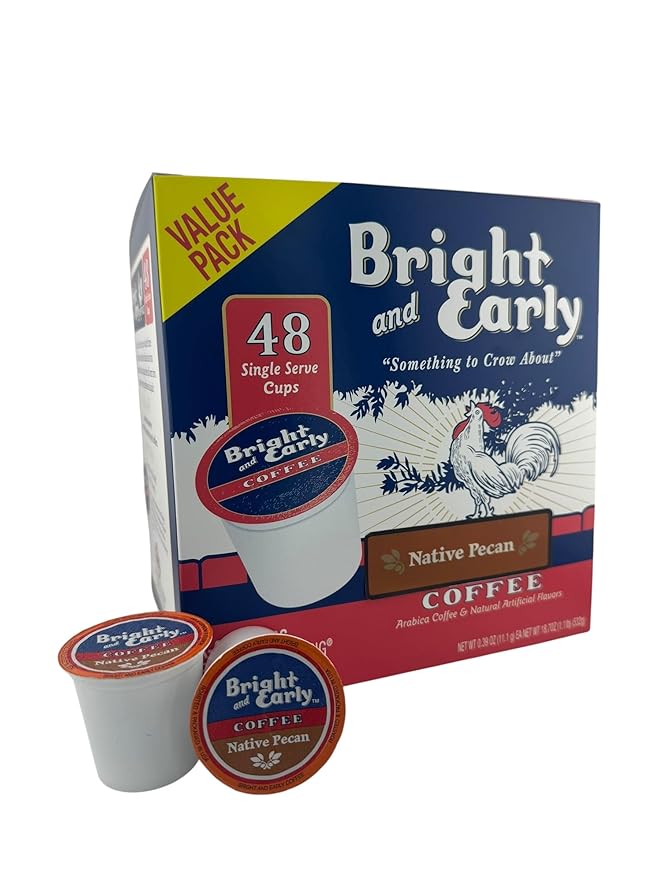 Texas Native Pecan Coffee for Keurig single serve Cup Brewers 96 count for Kuerig Brewers or single serve pods. our most popular Texas Pecan