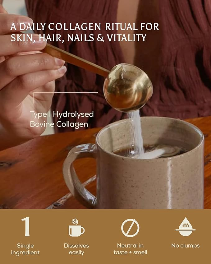 Ancient + Brave True Collagen Powder 7.05oz (Ap 33 Servings) EU Grass Fed Collagen Peptides Highly Absorbable Protein Powder Supplements for Women Supplement for Hair Skin and Nails