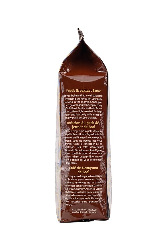 Coffee Fool's Organic Fair Trade Breakfast Brew (Powder (Turkish))