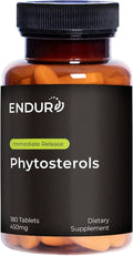 Endurance Products ENDUR - Phytosterols Plant Sterols Complex - 450 mg - Heart &amp Healthy Cholesterol Support Prostate Health &amp Urinary Comfort Support - High-Potency - 180 Tablets