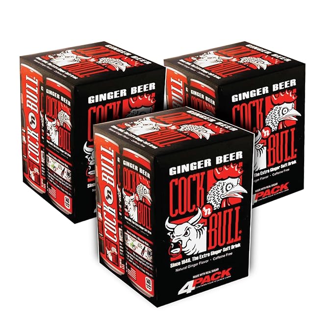 Cock 'n Bull Ginger Beer 12/12 fl. oz. (355ml) Cans Case (12-Pack)