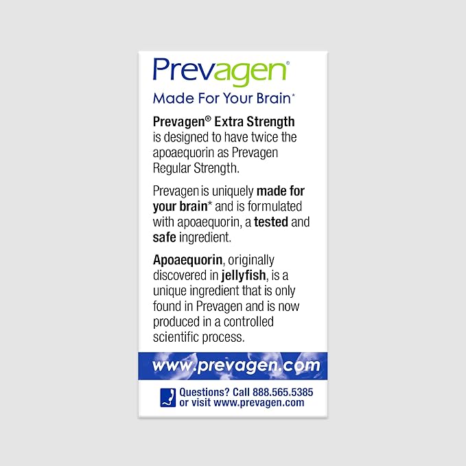 Prevagen Extra Strength Mixed Berry Chewables - 30 Tablets (1 Month Supply) | Formulated for Your Brain | 20mg of Apoaequorin Plus Vitamin D3 with 7-Day Pill Minder