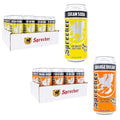 Sprecher Cream Soda &amp Orange Dream Craft Soda – Fire-Brewed with Real Honey Handcrafted Gourmet Beverages Caffeine-Free – 16 fl oz Cans (24 Pack Total)