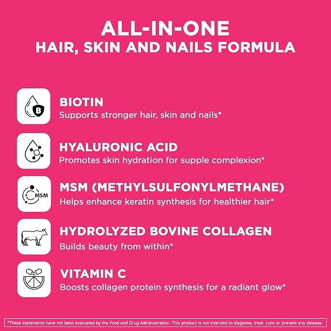 Vital Vitamins Multi Collagen Pills + Biotin Complex Pills