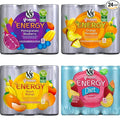 V8 +Energy Variety Pack Pomegranate Blueberry Peach Mango Orange Pineapple and Diet Strawberry Lemonade 8 Ounce (Pack of 24)