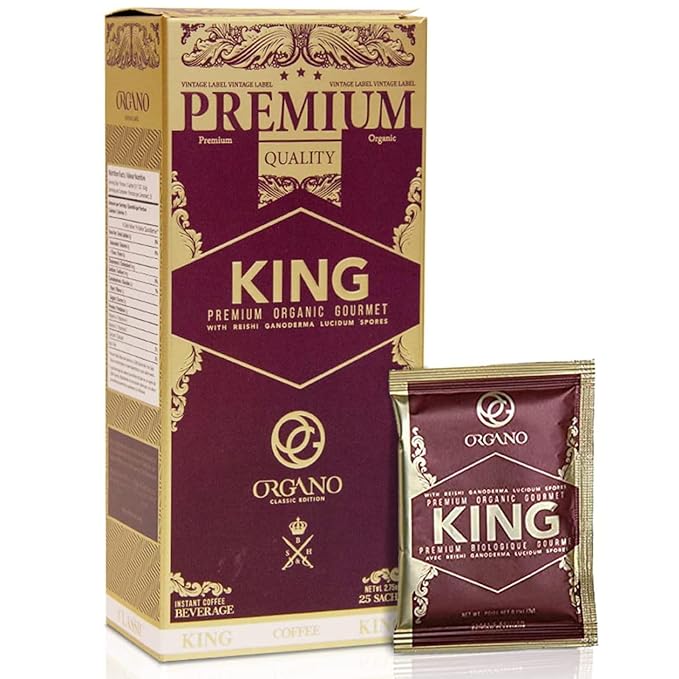 ORGANO King of Coffee 100% Certified Ganoderma Lucidum (25 Sachets)