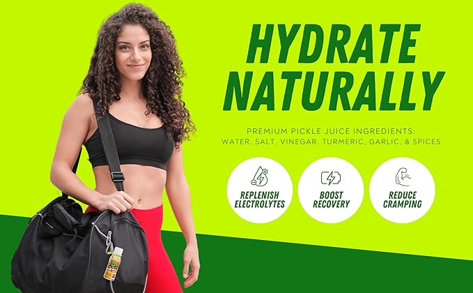 Peak Pickle 3oz Pickle Juice Shots – Electrolyte Beverage Made from Natural Pickle Brine – Travel Size Sports Hydration Drink (12 Pack with Holder)
