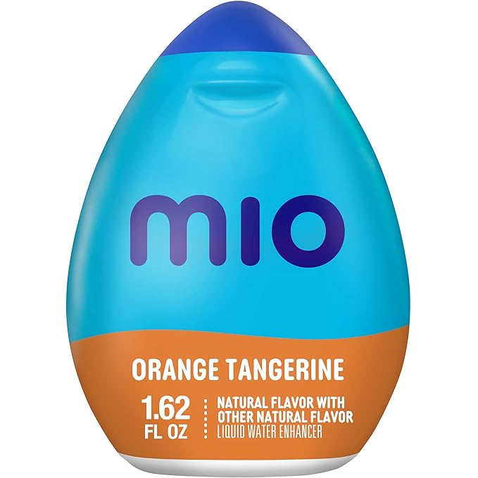 MiO Liquid Water Enhancer Variety Pack – Orange Tangerine Fruit Punch Lemonade &amp Cherry Blackberry Flavors (Pack of 4)