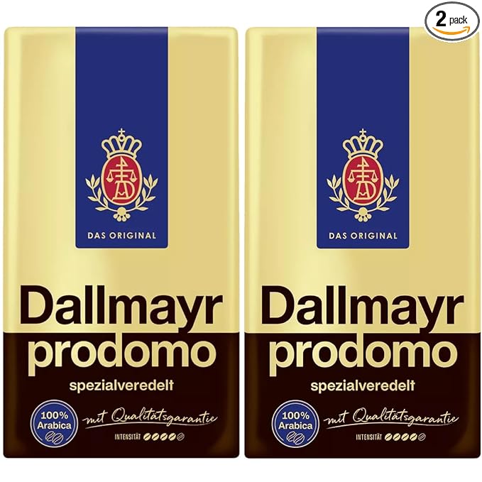 Dallmayr Prodomo Ground Coffee 17.6 Ouce (Pack of 2)