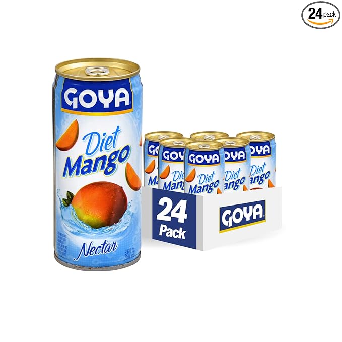Goya Foods Diet Mango Nectar 9.6 Fl Oz (Pack of 24)