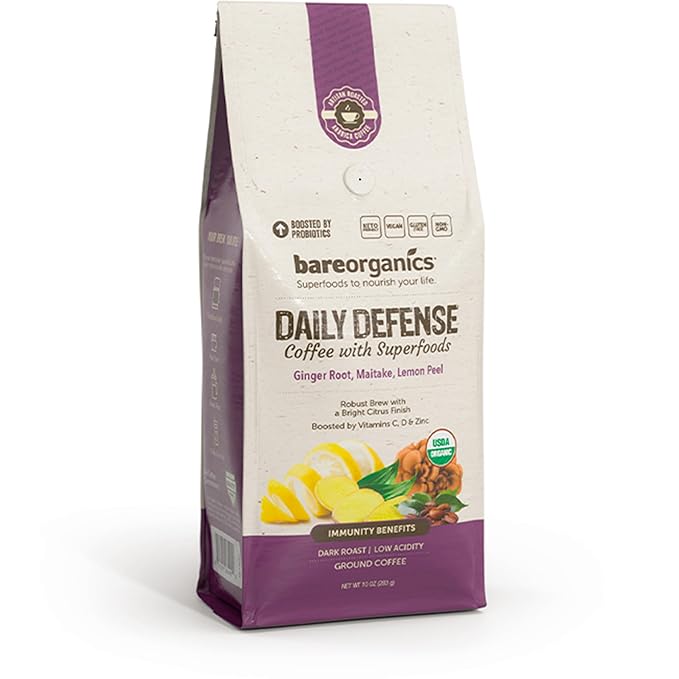 DAILY DEFENSE BAGGED COFFEE with Superfoods (Pack of 2)