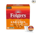 Folgers Buttery Caramel Artificially Flavored Coffee Keurig K-Cup Pods 32 Count Box