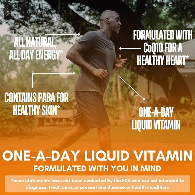 Tropical Oasis Mega Plus - Liquid Multivitamin and Mineral Supplement – Includes 85 Vitamins &amp Minerals 20 Amino Acids + CoQ10 Grape Seed Extract &amp Organic Aloe Vera - 32oz 32 Servings 334