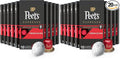 Peet's Coffee Medium Roast Espresso Capsules Compatible with Nespresso Original Machine - Crema Scura Intensity 9 100 Count (10 Boxes of 10 Espresso Capsules) (Pack of 2)