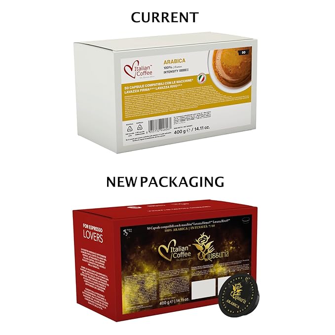 Italian Coffee capsules compatible with RIVO machines (Arabica 200)
