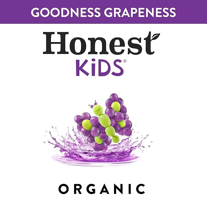 Honest Kids Goodness Grapeness Cartons 6 fl oz 8 Pack 5 Sets